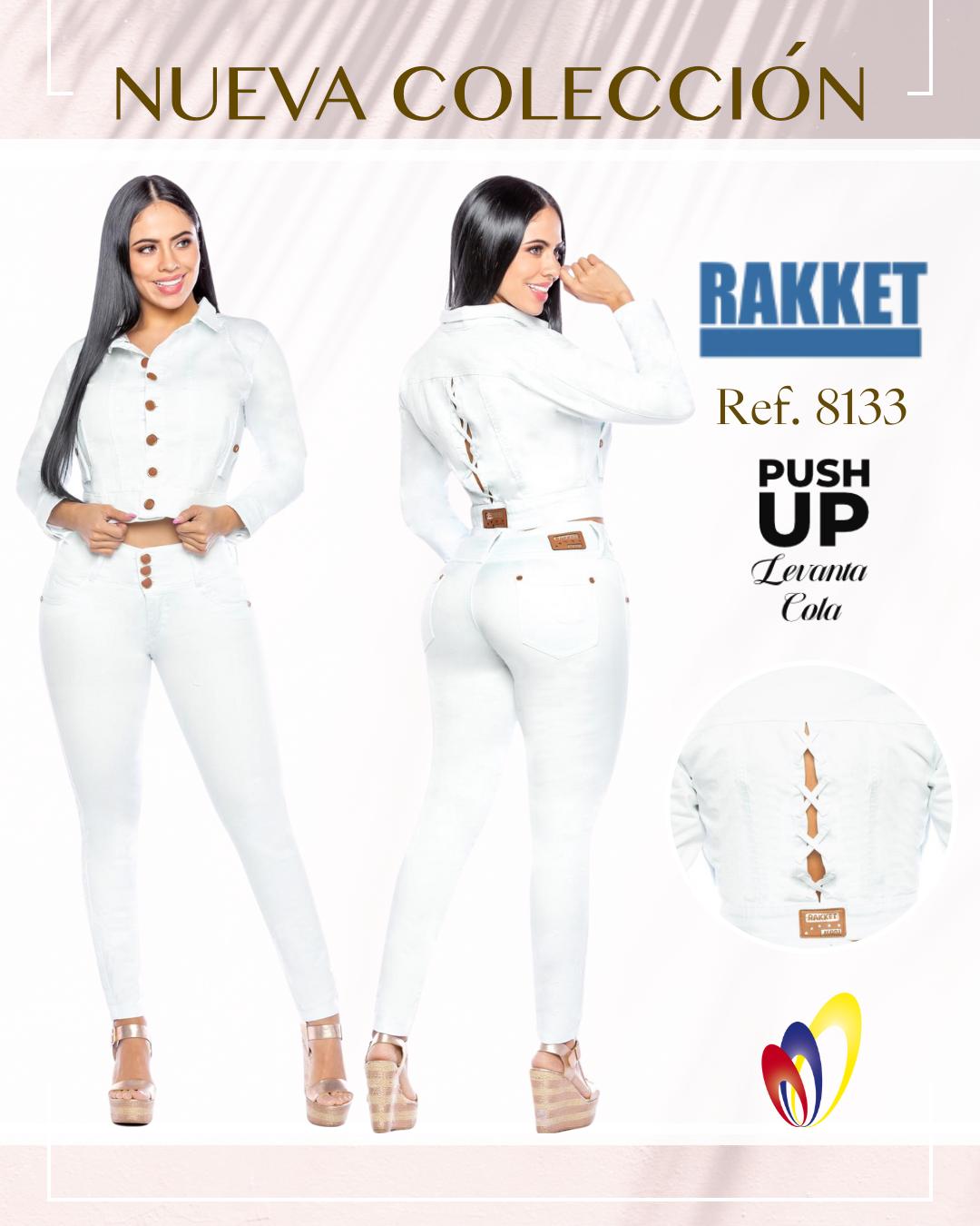 Conjunto Rakket Colombiano Push Up y Chaqueta Vaquera