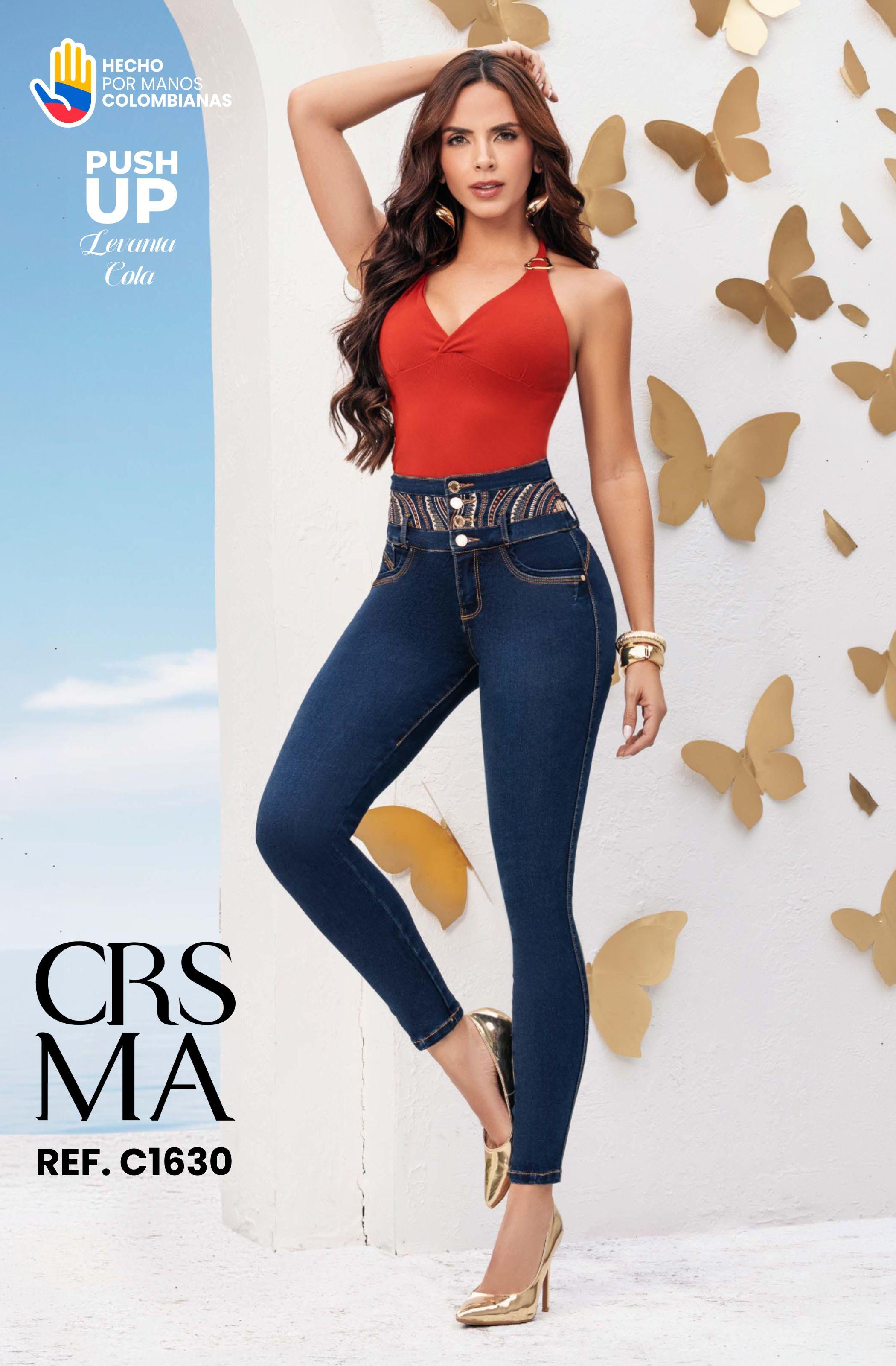 Jean sin Bolsillos Push Up
