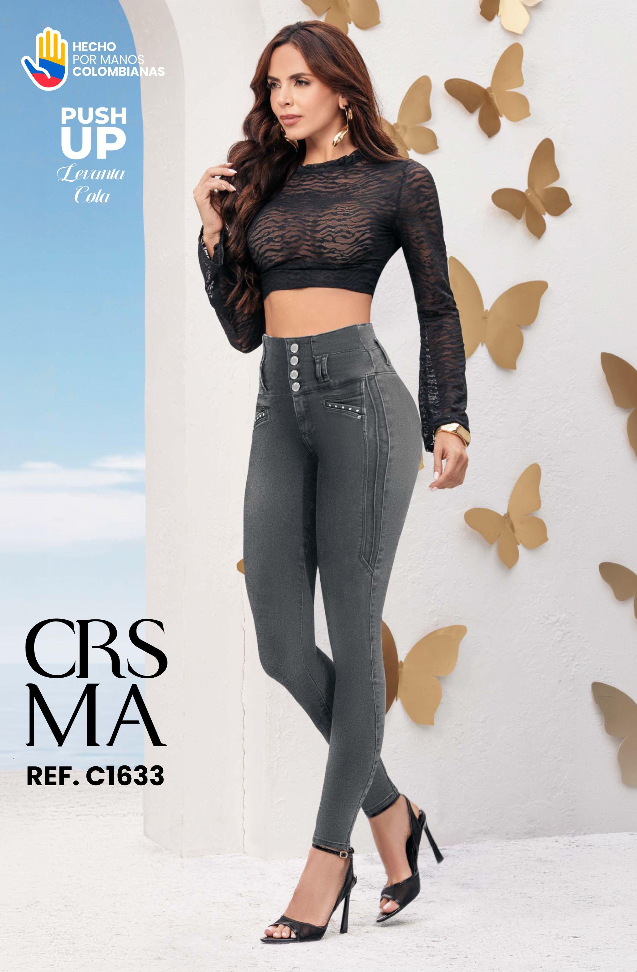 Jeans sin Bolsillos Push Up