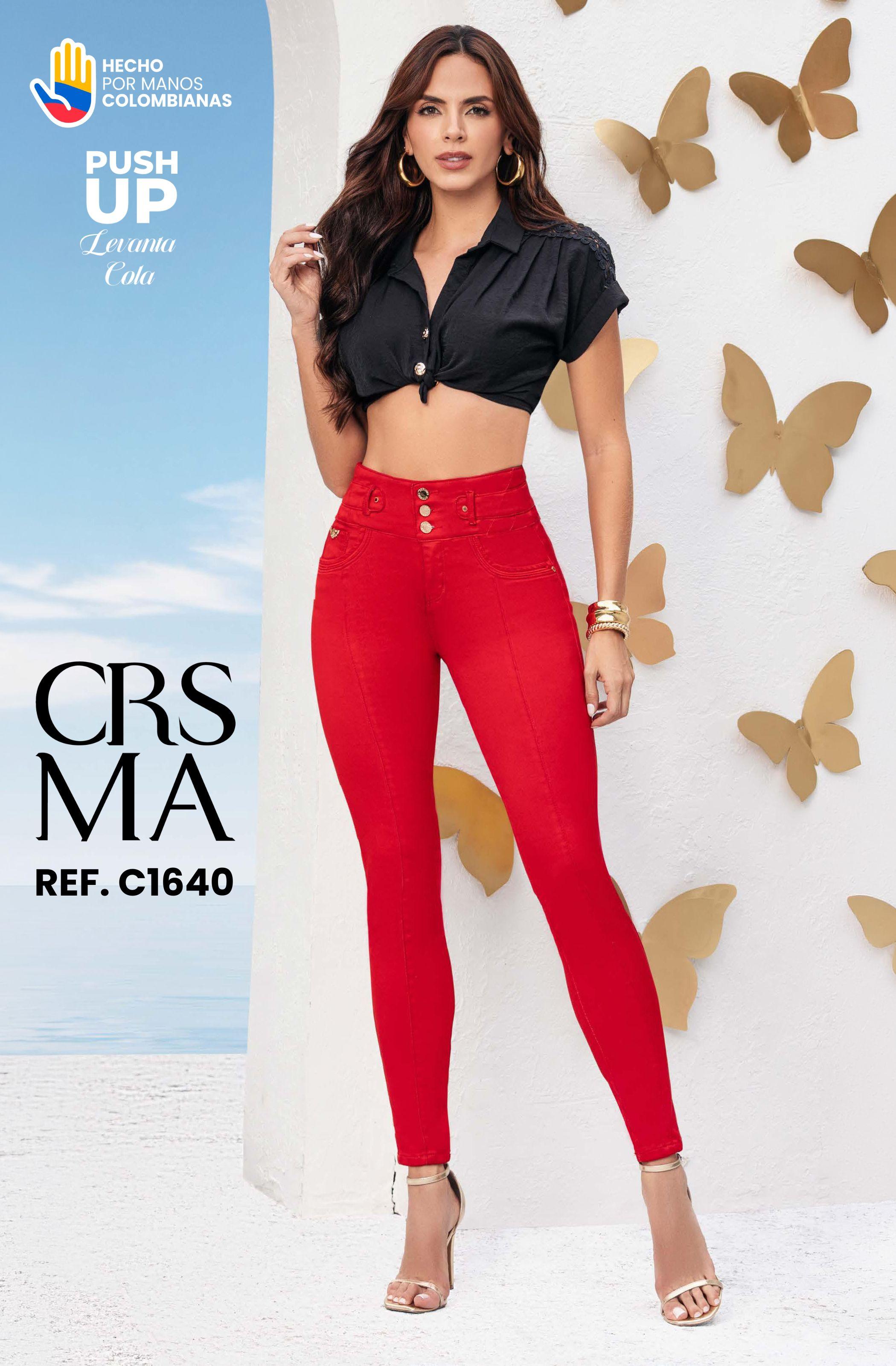 Jeans sin Bolsillos Push Up